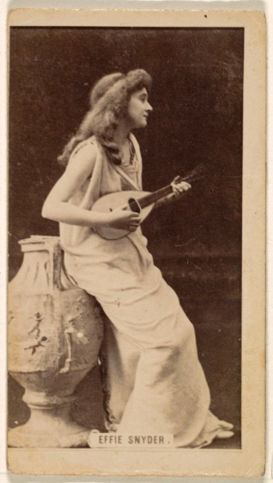 Effie Snyder, from the Actresses series (N245) issued by Kinney Brothers to promote Sweet Caporal Cigarettes MET DP859606