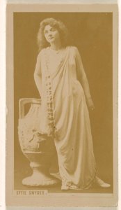 Effie Snyder, from the Actresses series (N245) issued by Kinney Brothers to promote Sweet Caporal Cigarettes MET DP859607