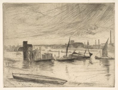 Early Morning, Battersea (Battersea Dawn) (Cadogan Pier) MET DP815446