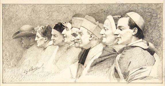 Eight Heads of Ecclesiastics MET DP808412