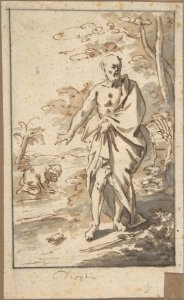 Diogenes Throwing His Cup to the Ground MET DP808498