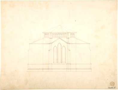 East End of Tunstall Church (recto and verso) MET DP806361