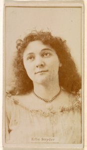 Effie Snyder, from the Actresses series (N245) issued by Kinney Brothers to promote Sweet Caporal Cigarettes MET DP859604