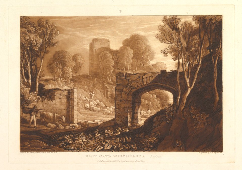 East Gate, Winchelsea, Sussex (Liber Studiorum, part XIV, plate 67) MET DP821589