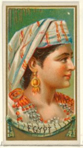 Egypt, from the Types of All Nations series (N24) for Allen & Ginter Cigarettes MET DP836437