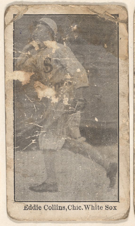 Eddie Collins, Chicago White Sox, from the Baseball Players set (W500) MET DPB881469