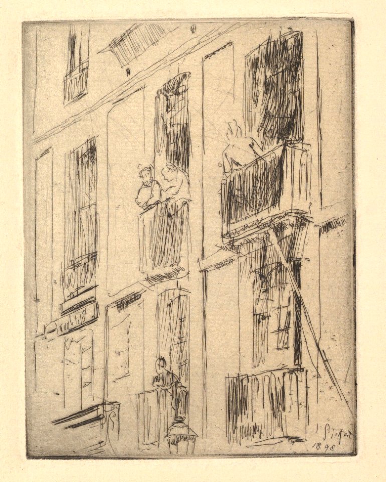 Dieppe, La Rue de la Halle au Blé MET DP819255