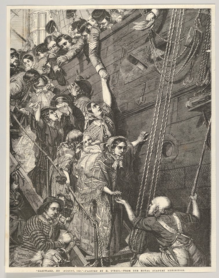 Eastward Ho! August 1857, from the "Illustrated London News" MET DP834438