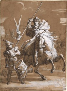Drummer Boy Attacked by a Cossack MET DP808353