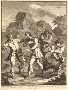 Don Quixote and the Knight of the Rock (Six Illustrations for Don Quixote) MET DP824969