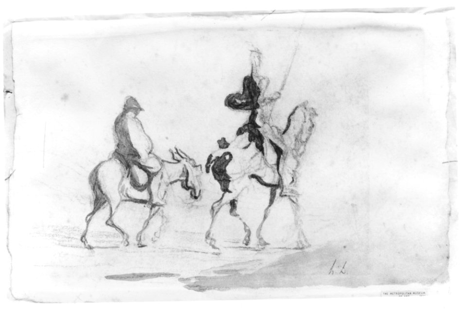 Don Quixote and Sancho Panza MET 68571