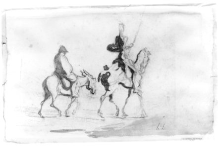 Don Quixote and Sancho Panza MET 68571