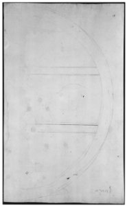 Domus Aurea, Volta Gialla, grotteschi, details (recto) Unidentified building, thermal window, elevation (verso) MET sf68 769 67v-MM43716