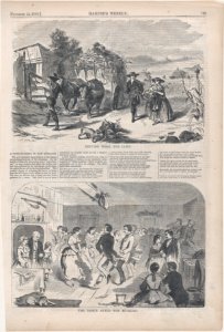 Driving Home the Corn and Dance after the Husking (Harper's Weekly, Vol. II) MET DP875163