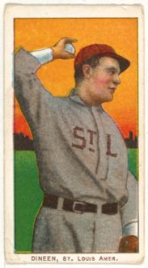 Dineen, St. Louis, American League, from the White Border series (T206) for the American Tobacco Company MET DP843217