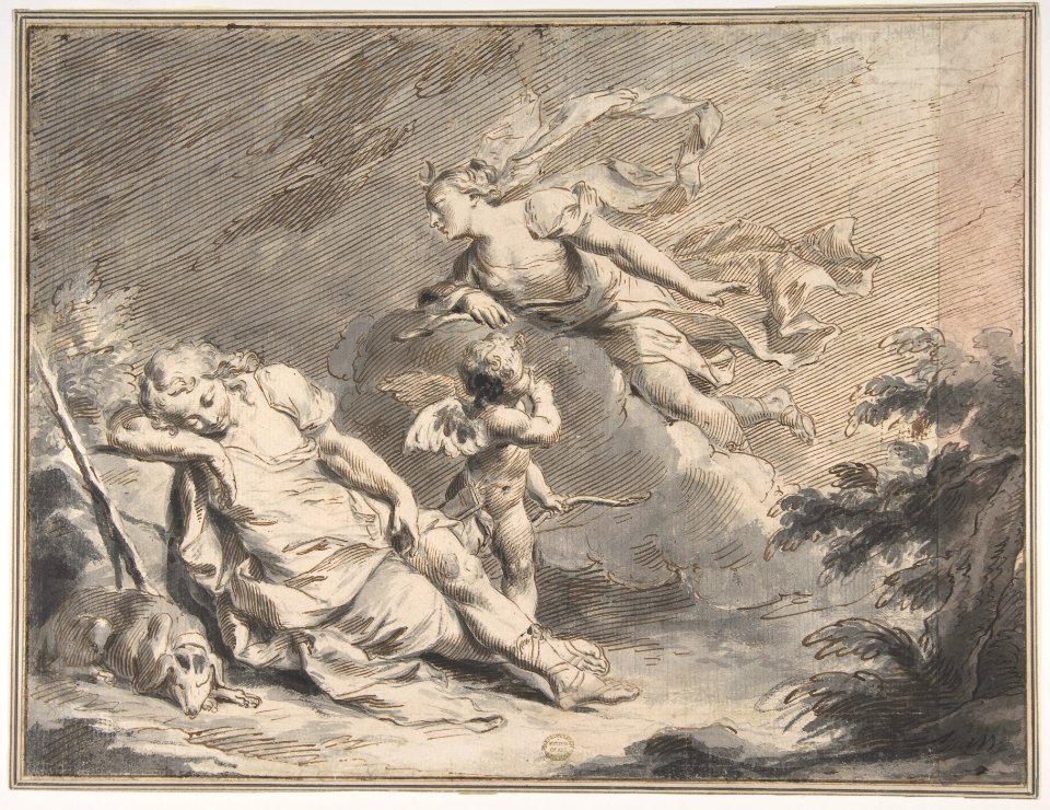 Diana Visiting the Sleeping Endymion MET DP810930