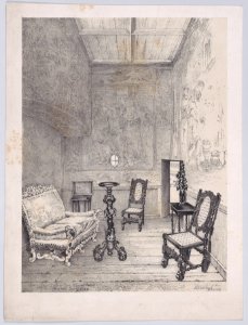Dressing Room of Mary, Queen of Scots, Holyrood Palace Met DP890154