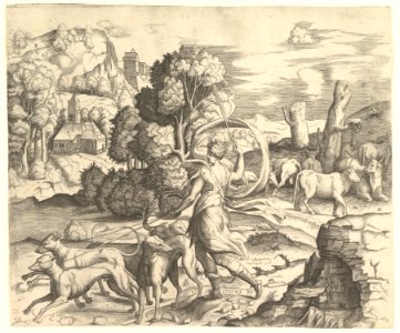 Diana the Huntress in a Landscape MET DP820865