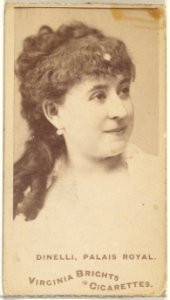 Dinelli, Palais Royal, from the Actors and Actresses series (N45, Type 1) for Virginia Brights Cigarettes MET DP829434