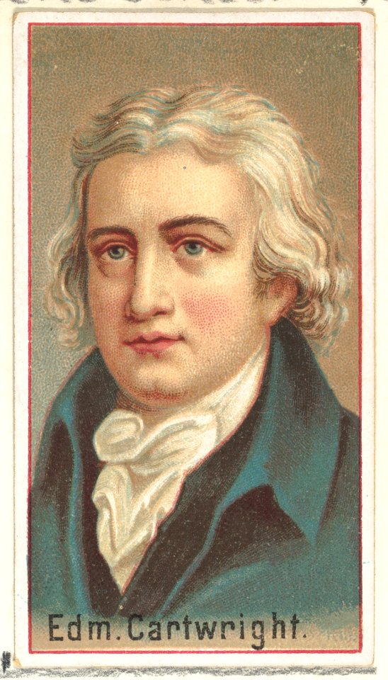 Edmund Cartwright, printer's sample for the World's Inventors souvenir album (A25) for Allen & Ginter Cigarettes MET DP838817
