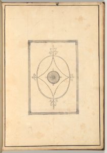 Design for the Ceiling of a Bedchamber at Curraghmore, County Waterford, Ireland MET DP-13573-001