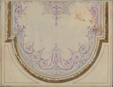 Design for Ceiling of the Duchess of Newcastle's Petit Salon, Hôtel Hope MET 67.827.101
