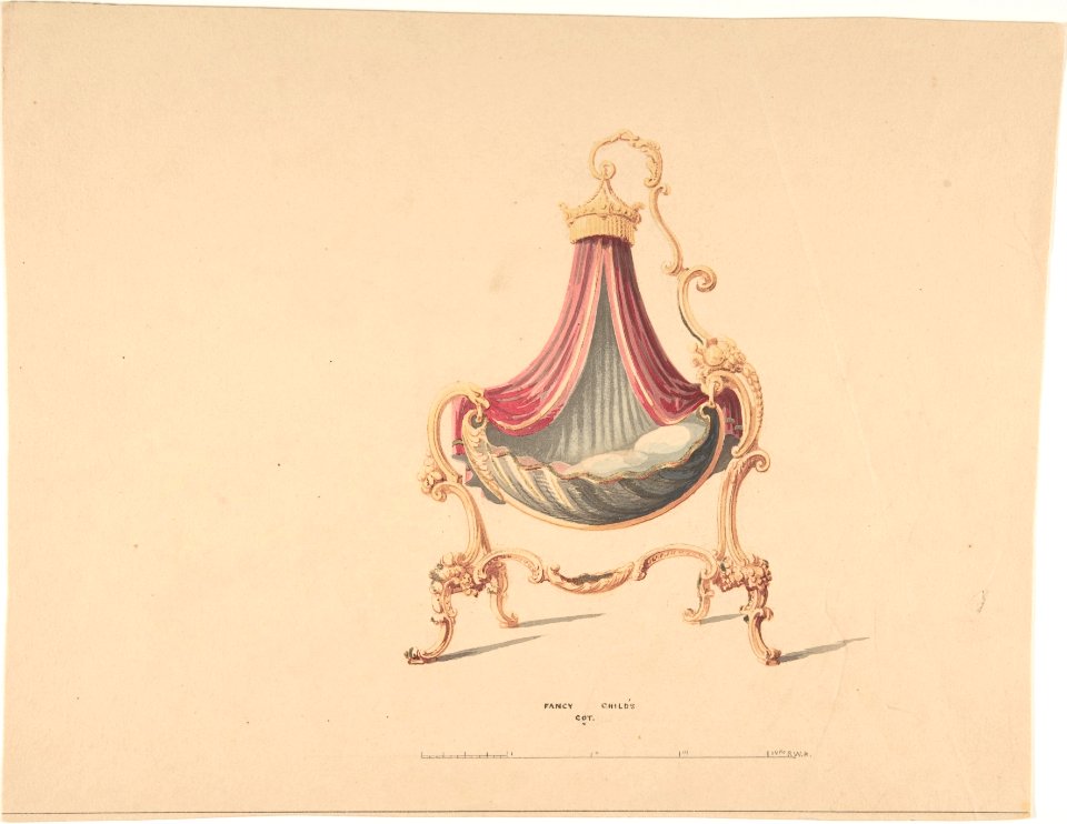 Design for Fancy Child's Cot MET DP805891