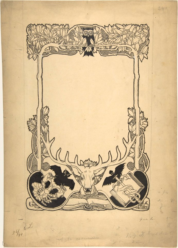 Design for Cover of Book Catalogue of Emil Hirsh, Munich MET DP803843