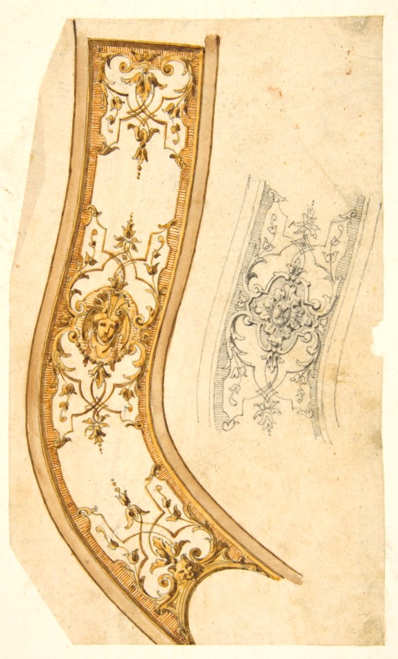 Design for decorative border MET DP811821