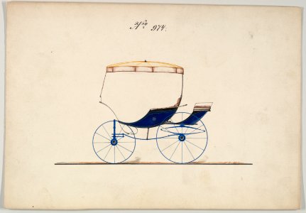 Design for Driving Phaeton, no. 974 MET DP877242