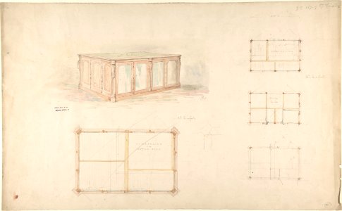 Design for desk and-or portfolio cabinet MET DP805638