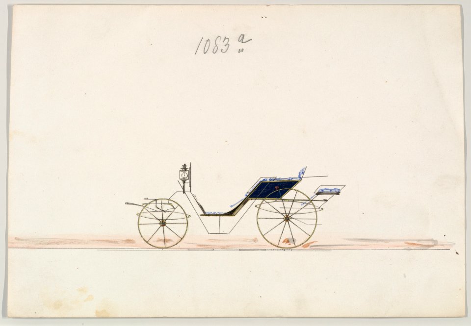 Design for Driving or Pony Phaeton, no. 1083a MET DP877225