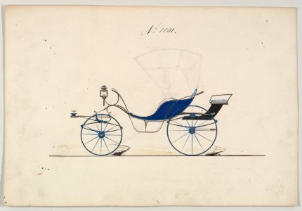 Design for Driving Phaeton, no. 1101 MET DP877226
