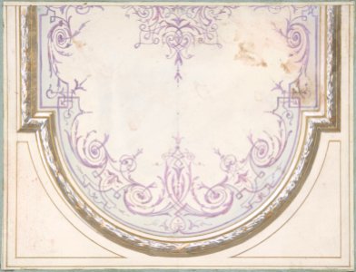 Design for Ceiling of the Duchess of Newcastle's Petit Salon, Hôtel Hope MET DP806924