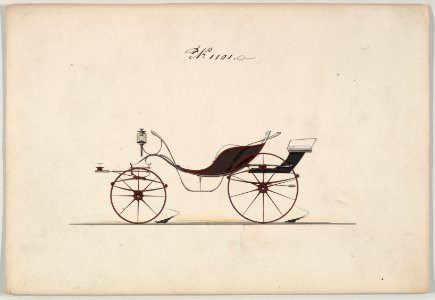 Design for Driving Phaeton, no. 1101a MET DP877227