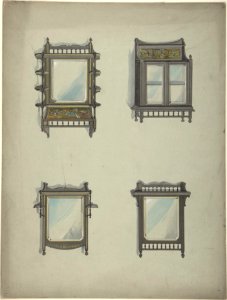 Design for Four Hanging Mirrors MET DP806654