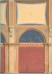 Design for Elevation of Gallery Bay, Château de Deepdene MET DP806950