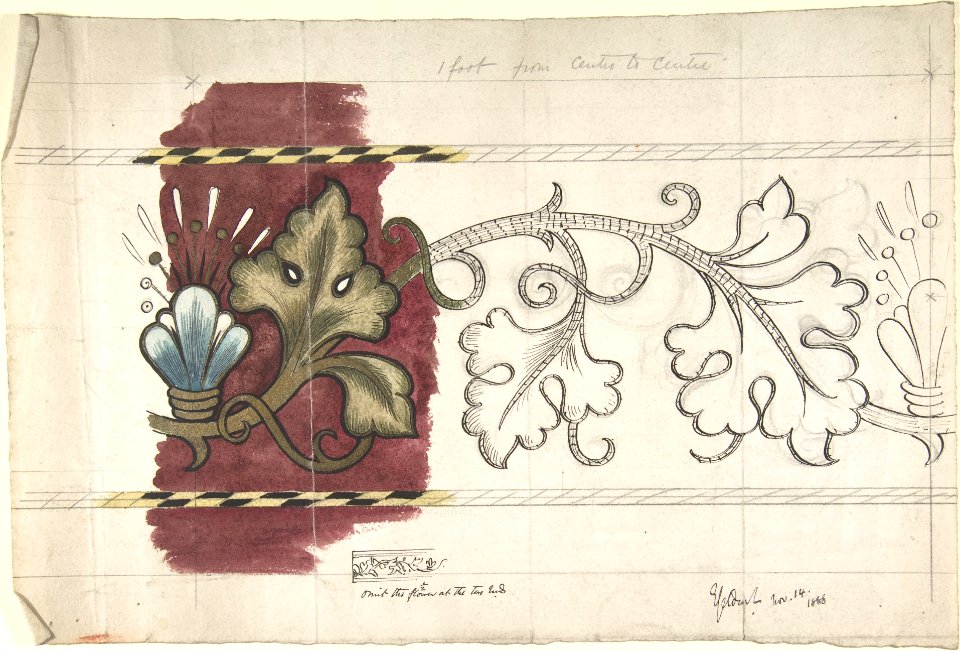 Design for Ecclesiastical Embroidery MET DP805740