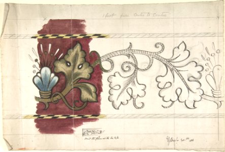 Design for Ecclesiastical Embroidery MET DP805740