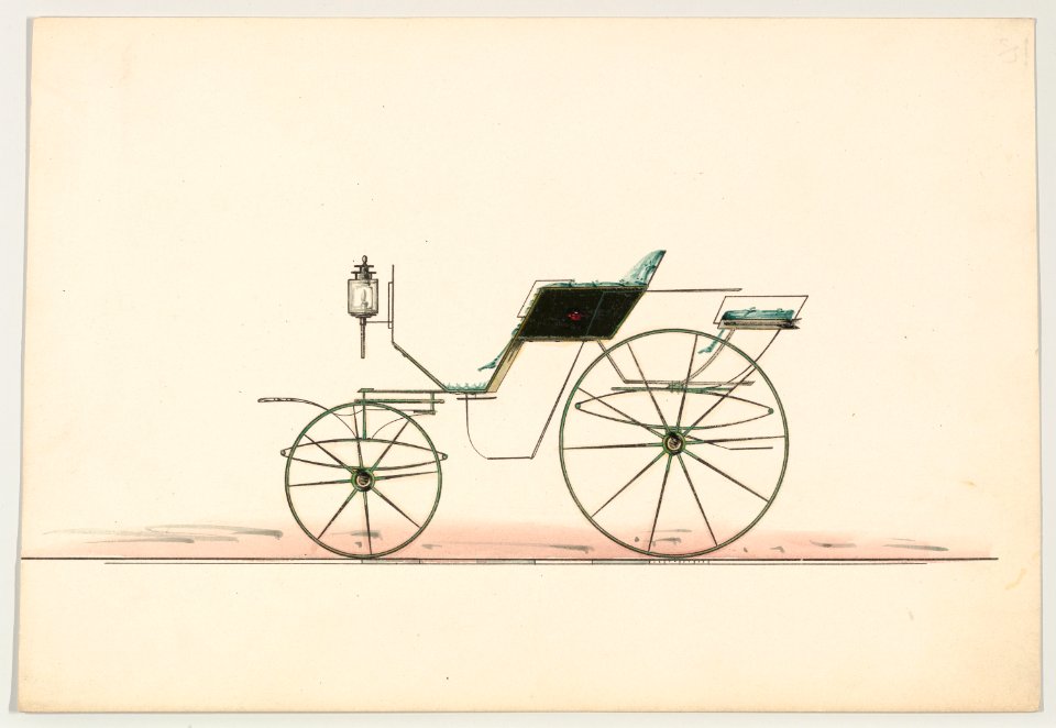 Design for Driving or Road Phaeton (unnumbered) MET DP877214