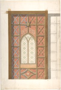 Design for Elevation of Window, Saint Clotilde MET DP806904