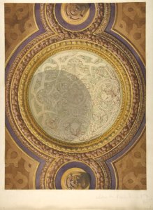 Design for Domed Ceiling for Mme Païva's Chateau at Neudeck MET DP811113