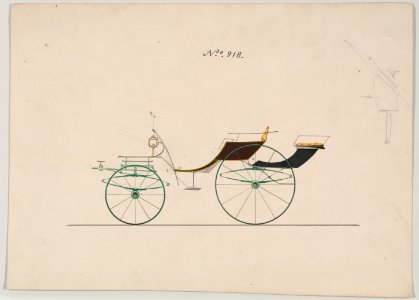 Design for Driving Phaeton, no. 918 MET DP877239