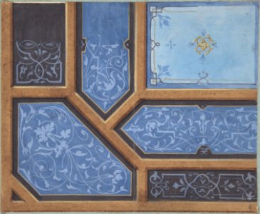Design for Dining Room Ceiling, Château de Cangé MET DP806892