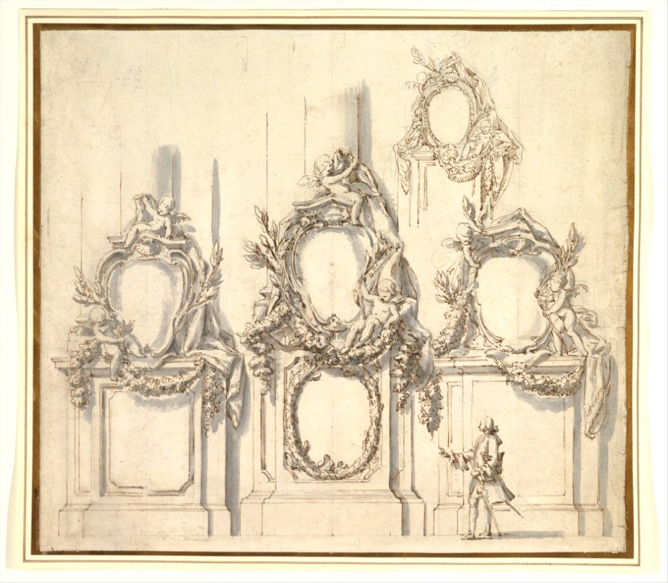 Design for Festival Decorations on the Bases of Piers MET DP820498