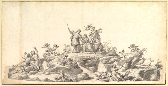 Design for the Fontana di Venere e Adone, Reggia di Caserta, Naples MET DP826630