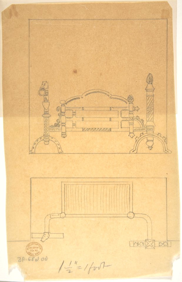 Design for Grate, with Plan MET DP806975