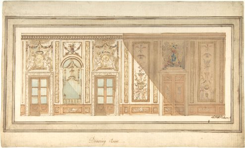 Design for Decoration of a Drawing Room MET DP801425