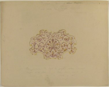 Design for Grand Salon, Ground Floor, Hôtel Candamo MET 67.827.69