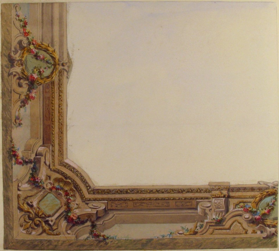 Design for Hall Ceiling, Hôtel de Trévise MET 67.827.116
